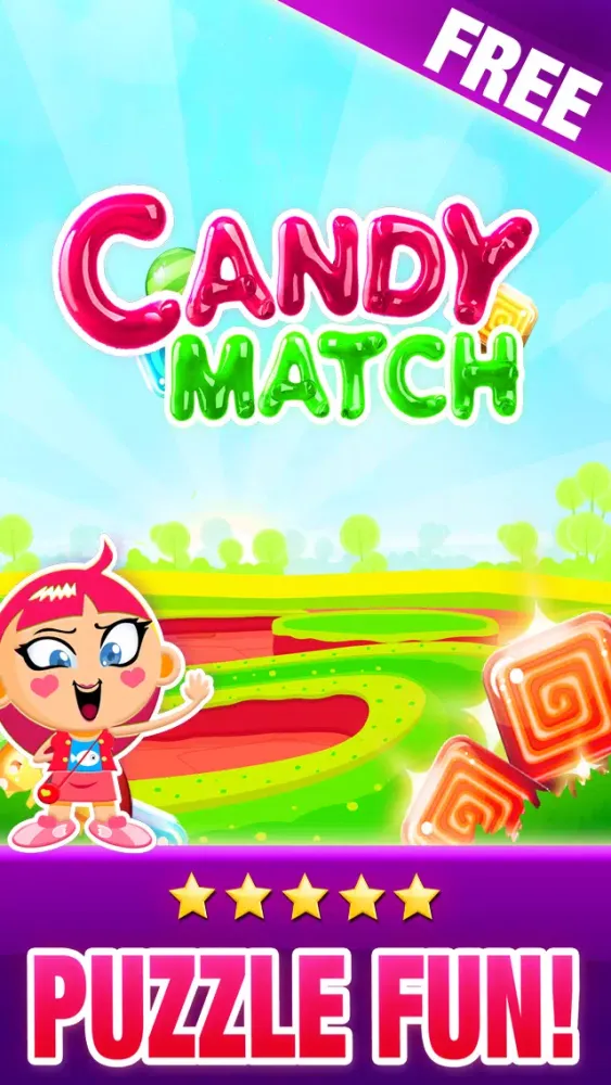 Candy Match Fight - Big Hero Match 3 6 Puzzle Bot سکرین شاٹس