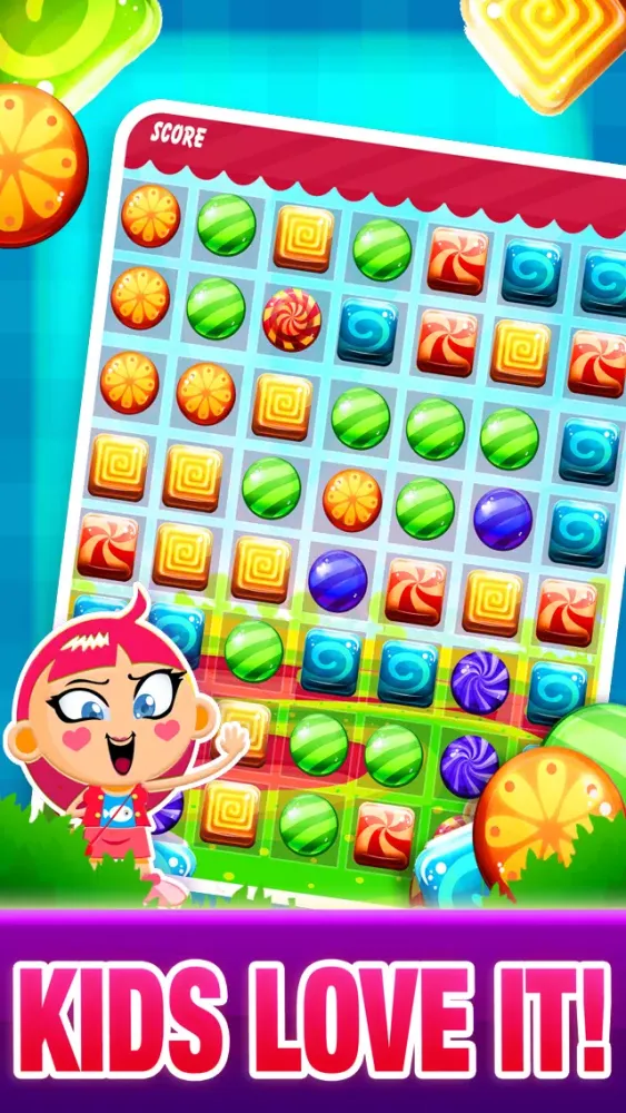 Candy Match Fight - Big Hero Match 3 6 Puzzle Bot سکرین شاٹس