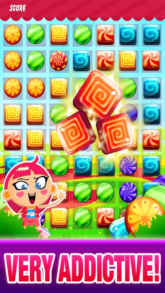 Candy Match Fight - Big Hero Match 3 6 Puzzle Bot سکرین شاٹس