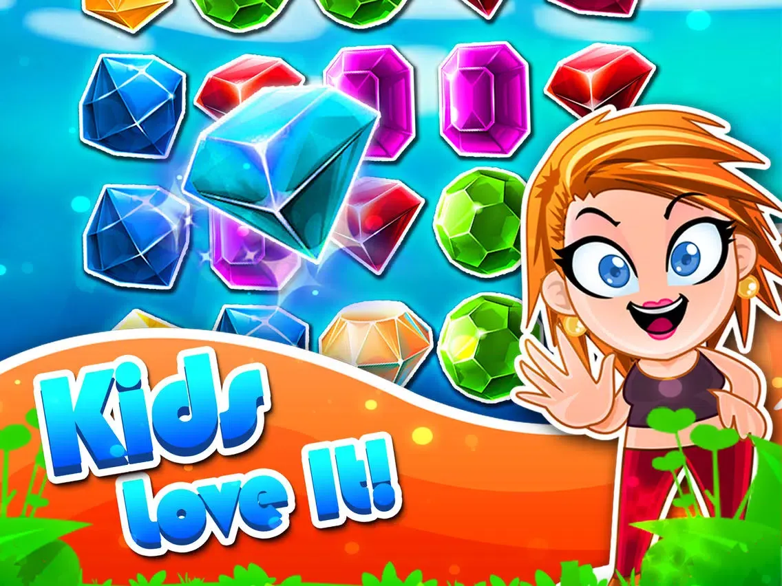 صور Jewel's Pop 2 Match-3 - diamond dream game and kids digger's mania hd free iPad 