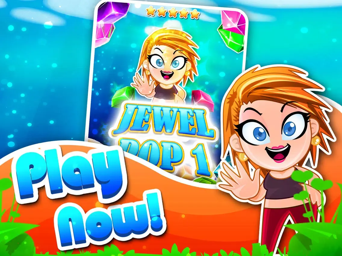 صور Jewel's Pop 2 Match-3 - diamond dream game and kids digger's mania hd free iPad 