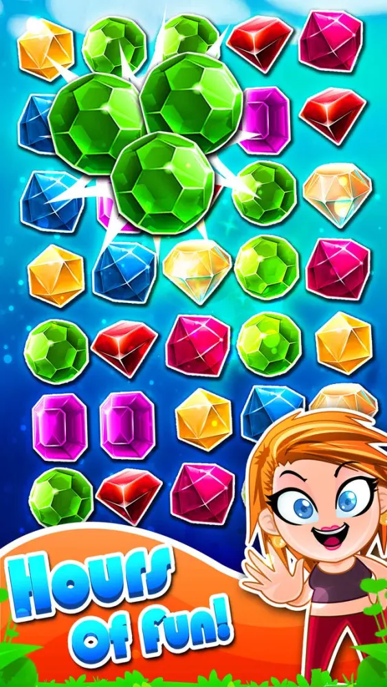 صور Jewel's Pop 2 Match-3 - diamond dream game and kids digger's mania hd free