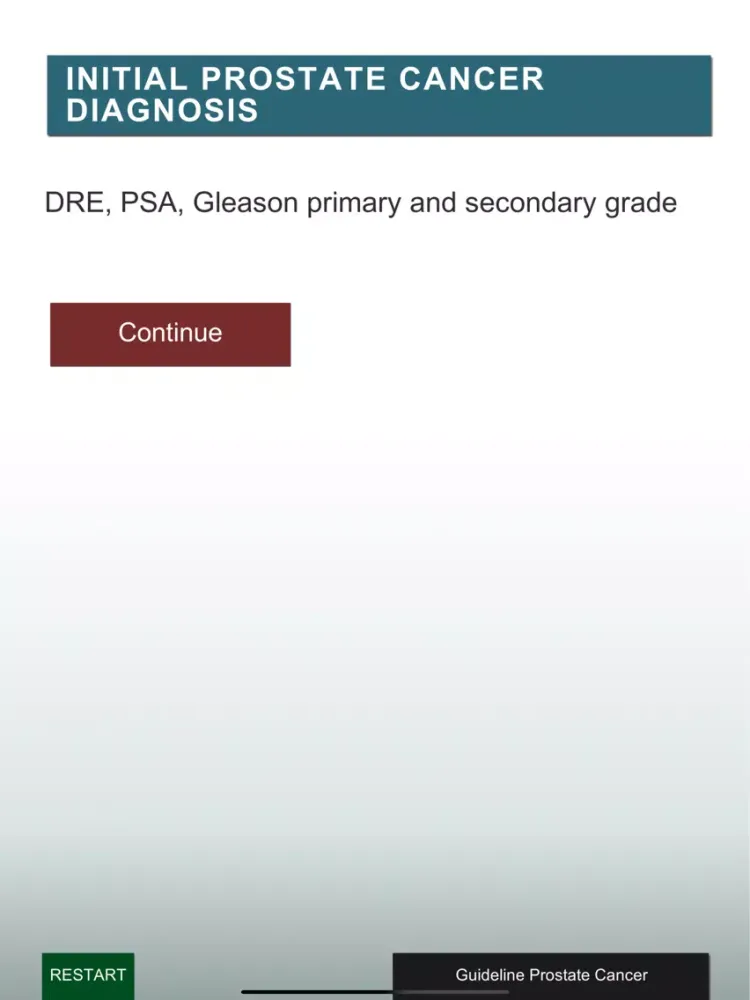 Скриншоты Prostate Cancer Guideline iPad 