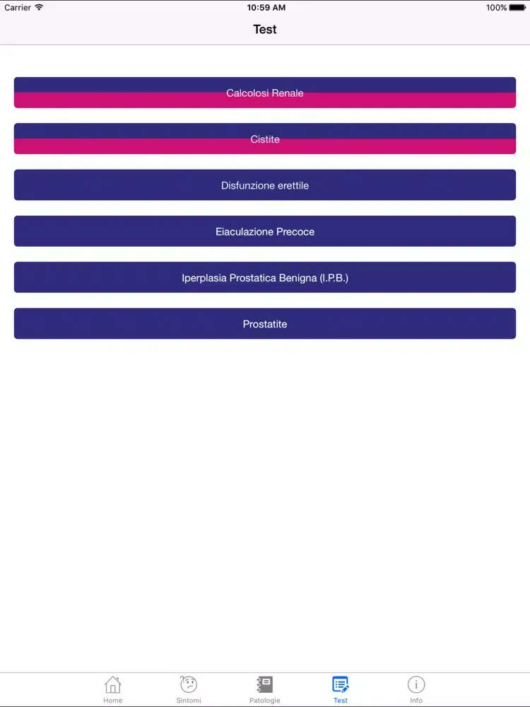 Uro Life iPad  Screenshots