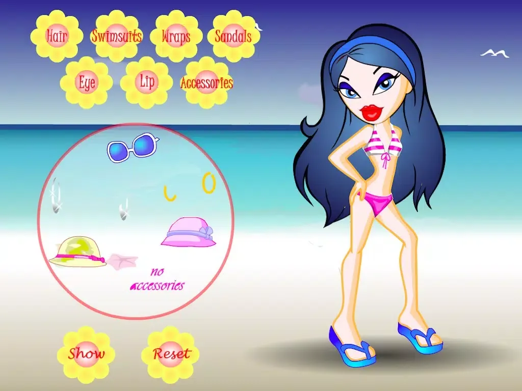 At the Beach Dress Up iPad 应用截图