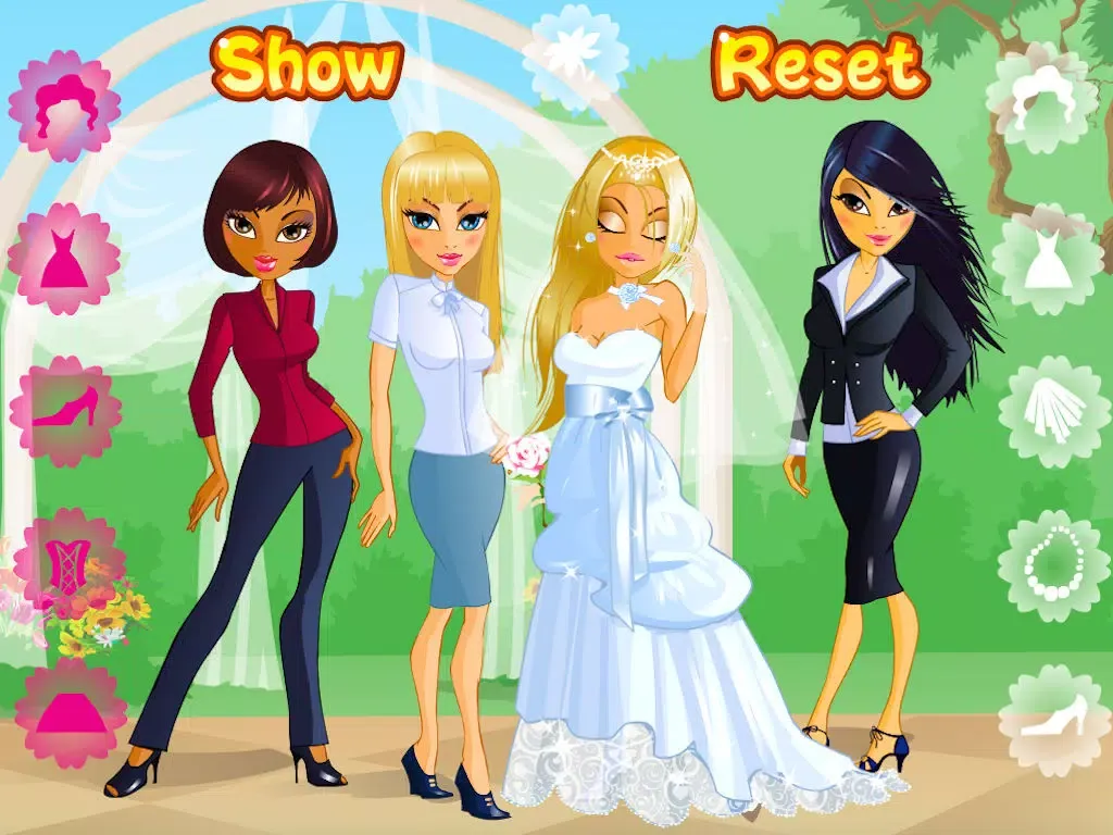 تصاویر Bridal Party Dress Up iPad 