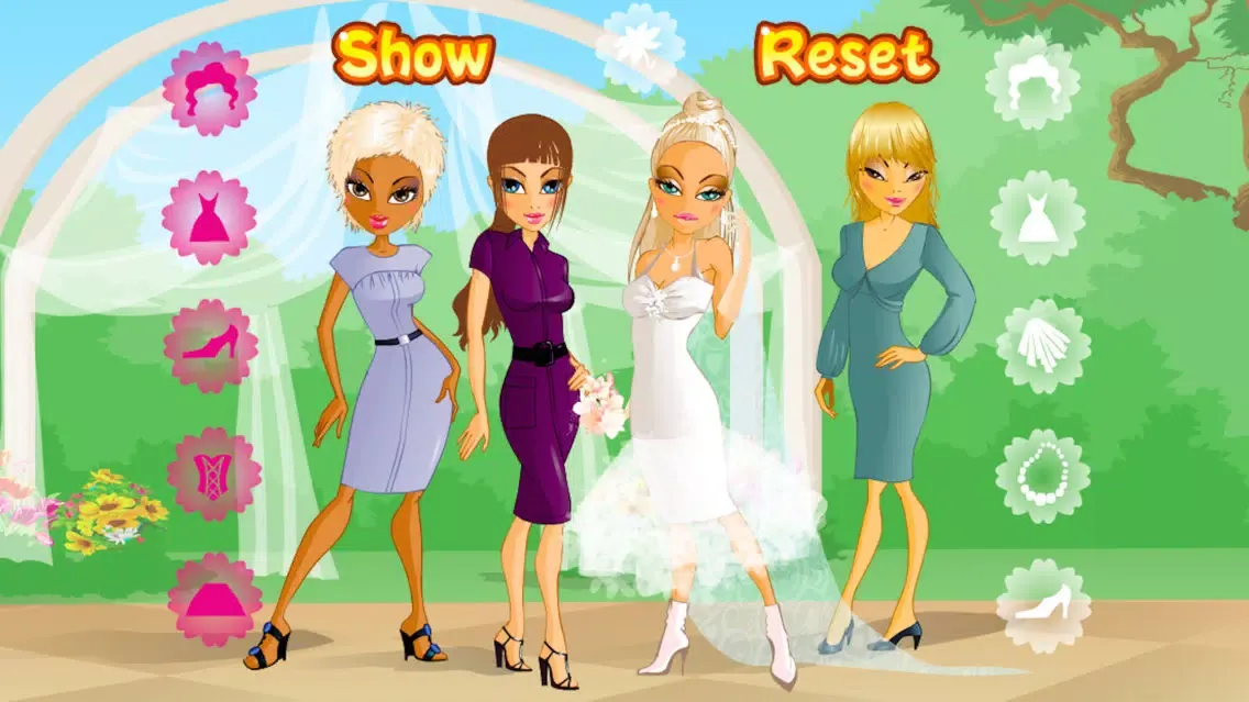 تصاویر Bridal Party Dress Up