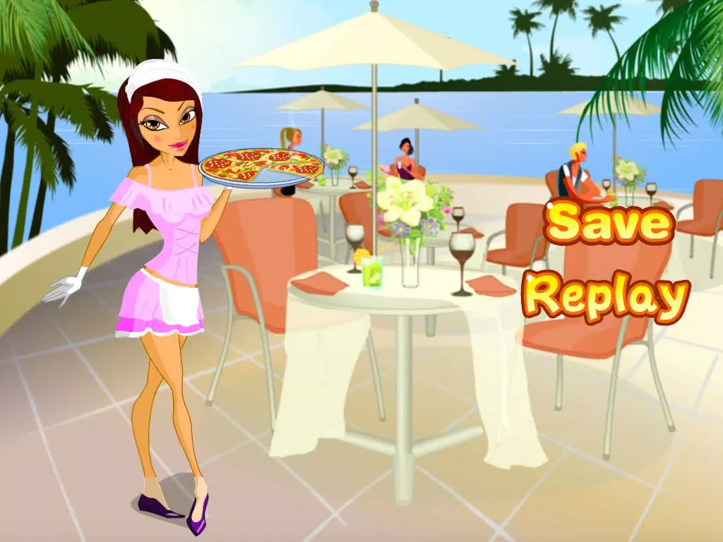 تصاویر Coffee Shop Waitress Dress Up iPad 