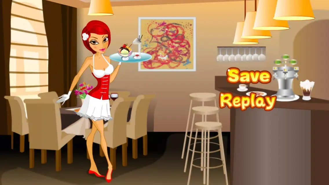 تصاویر Coffee Shop Waitress Dress Up