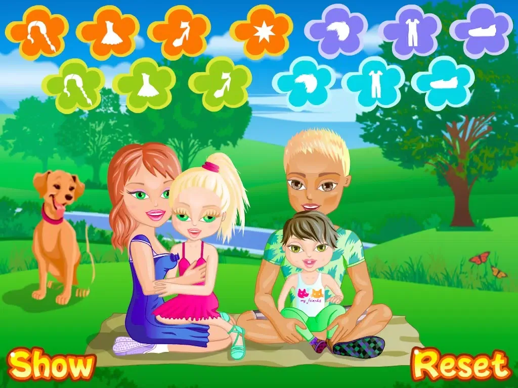 Скриншоты Family Picnic Dress Up iPad 