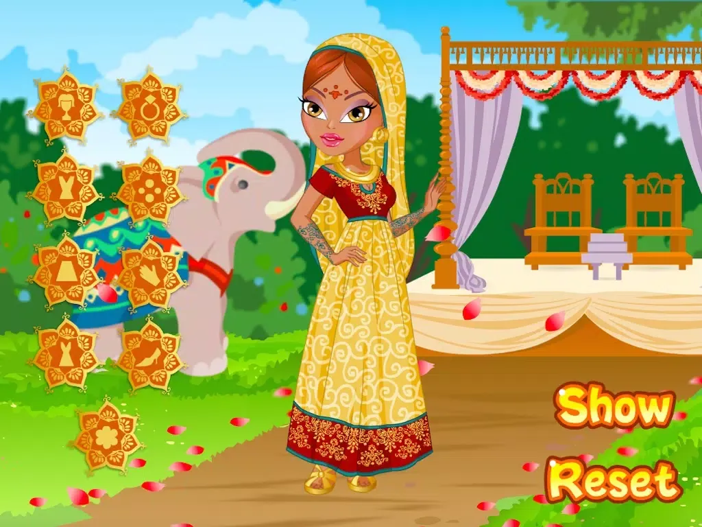 Indian Bride Dress Up iPad  スクリーンショット
