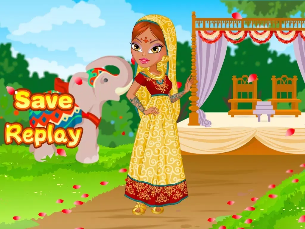 Indian Bride Dress Up iPad  スクリーンショット
