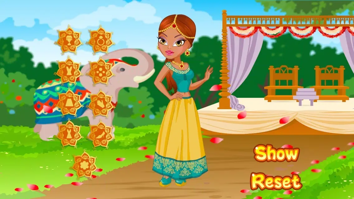 Indian Bride Dress Up スクリーンショット