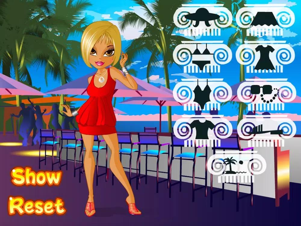 Island Vacation Dress Up iPad 应用截图