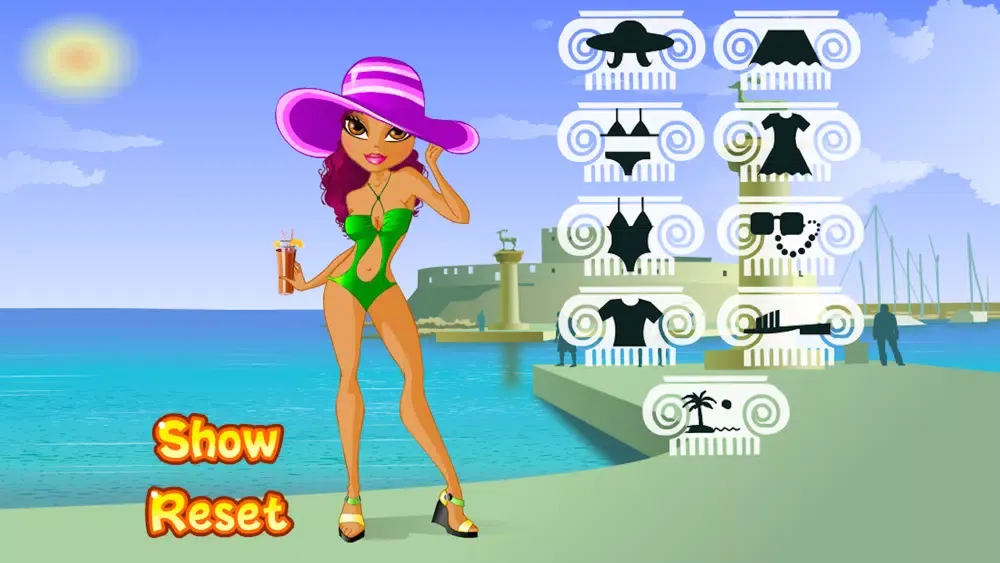 Island Vacation Dress Up应用截图