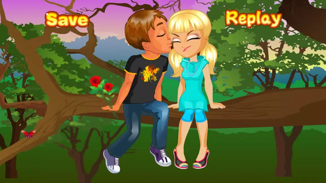 Kissing on a Tree Dress Up Ekran Görüntüleri
