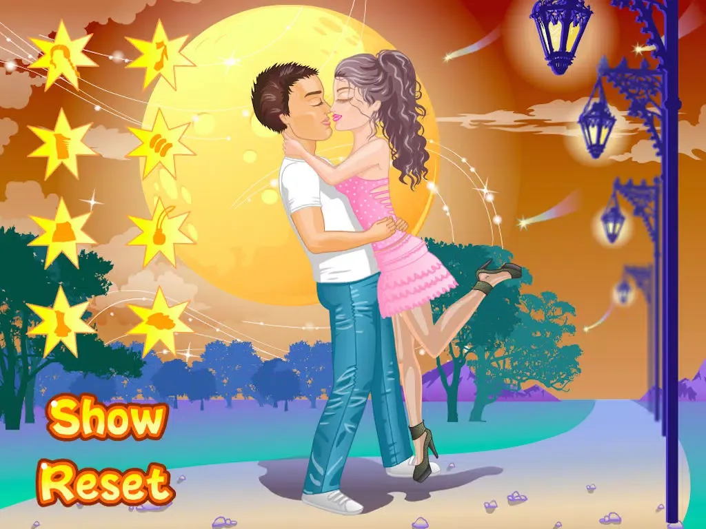 Moonlight Kissing Dress Up iPad  스크린샷