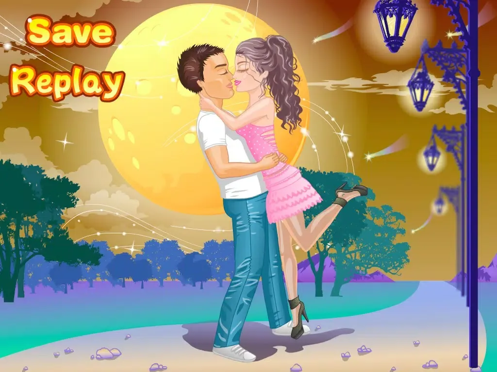 Moonlight Kissing Dress Up iPad  스크린샷