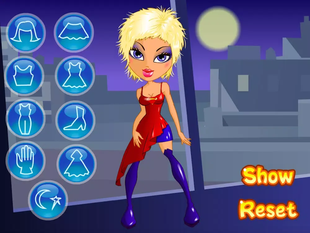 Supergirl Dress Up iPad 应用截图