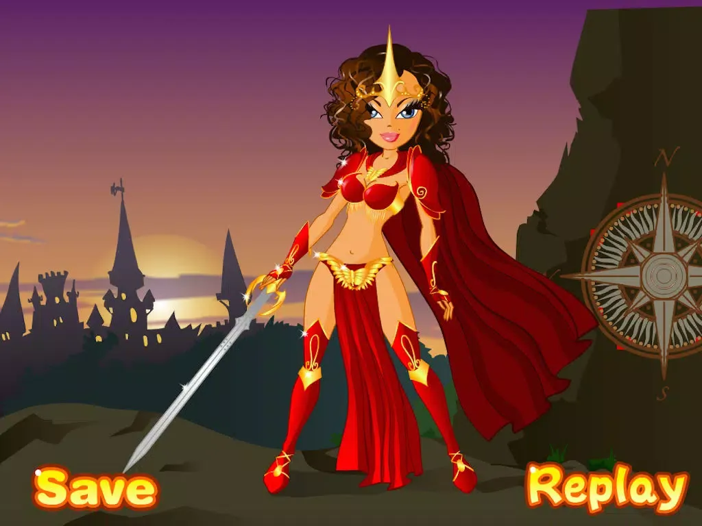 صور Warrior Princess Dress Up iPad 