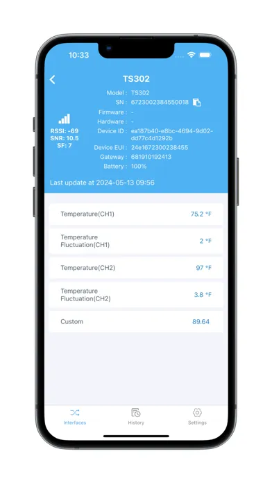 Capturas de tela do Milesight IoT Cloud