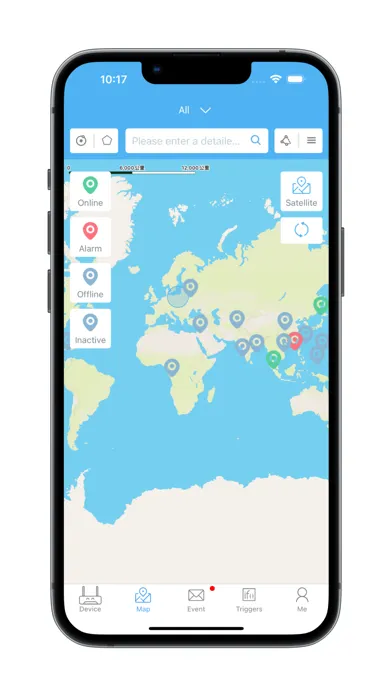 Capturas de tela do Milesight IoT Cloud