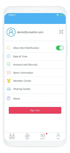 Capturas de pantalla de Milesight IoT Cloud
