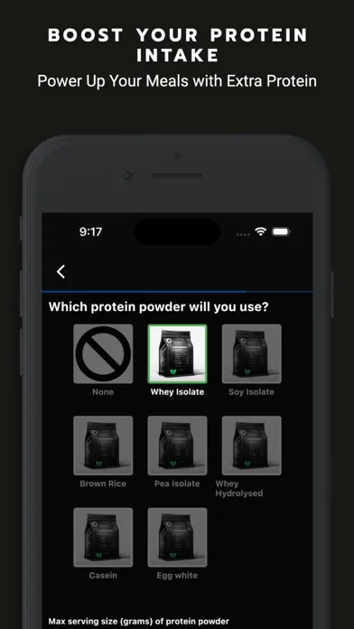 Gaintrain Bulking Meal Planner应用截图