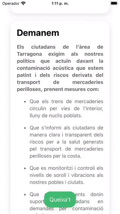 Screenshot di Tarragona diu PROU!