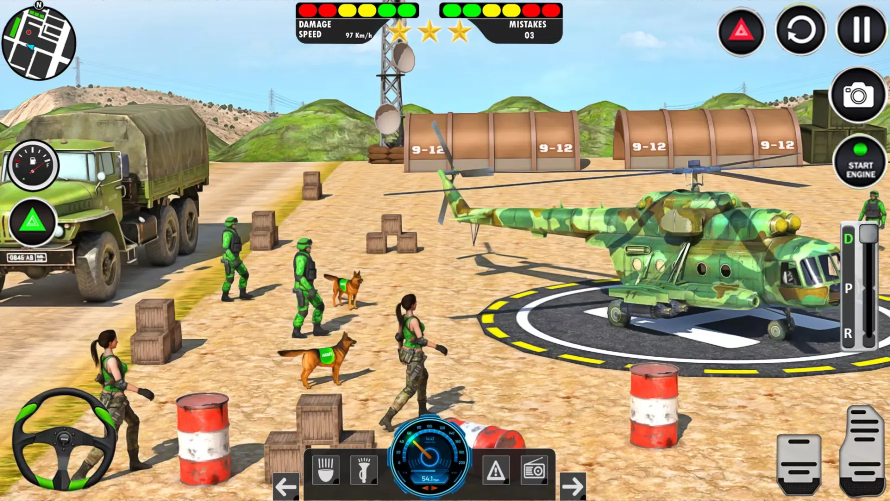 Screenshot di Army Vehicle Transport Games