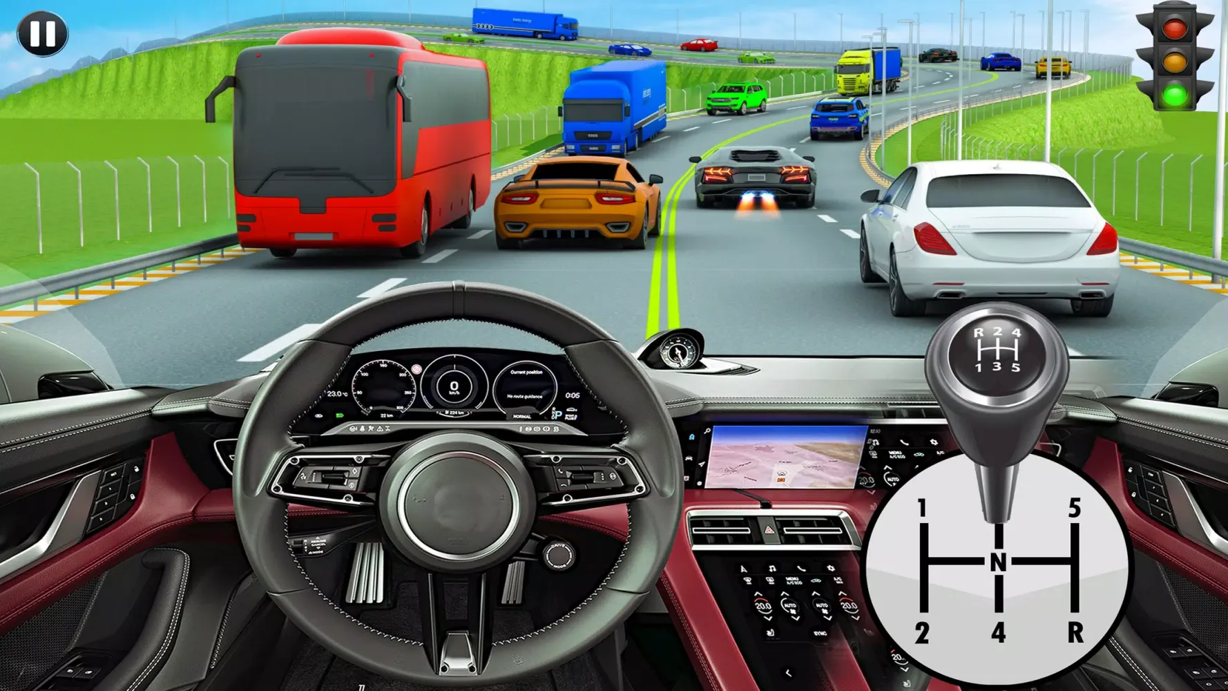 Coach Bus Driving : Bus Games Screenshots