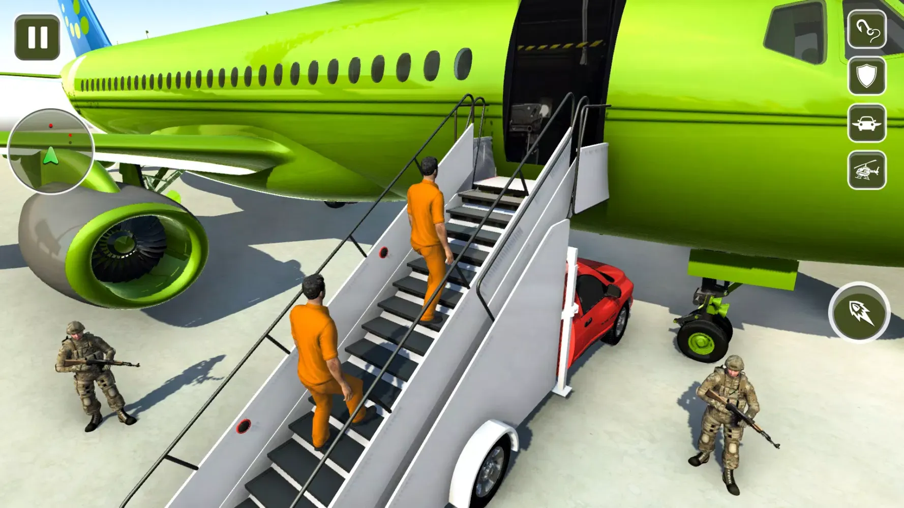 Capturas de tela do APT - Army Prisoner Transport