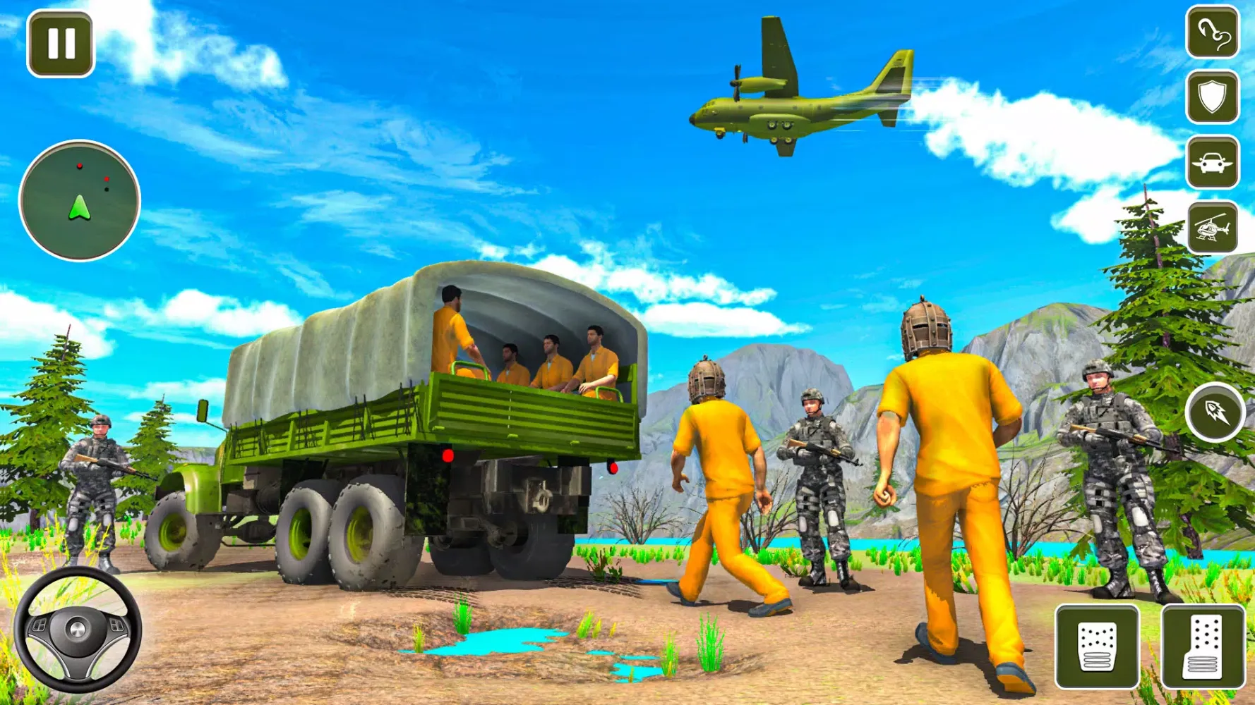Capturas de tela do APT - Army Prisoner Transport