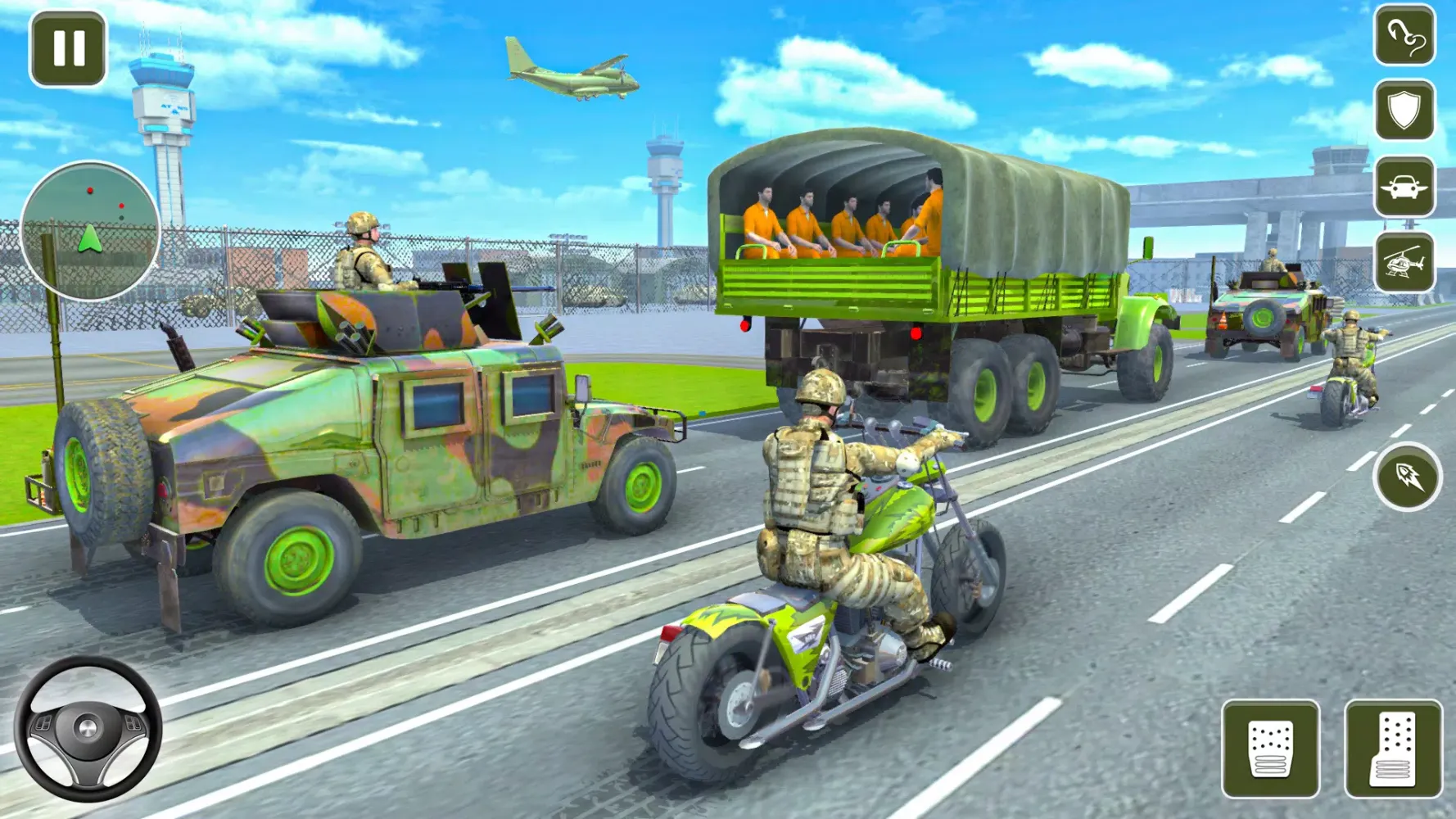 Capturas de tela do APT - Army Prisoner Transport