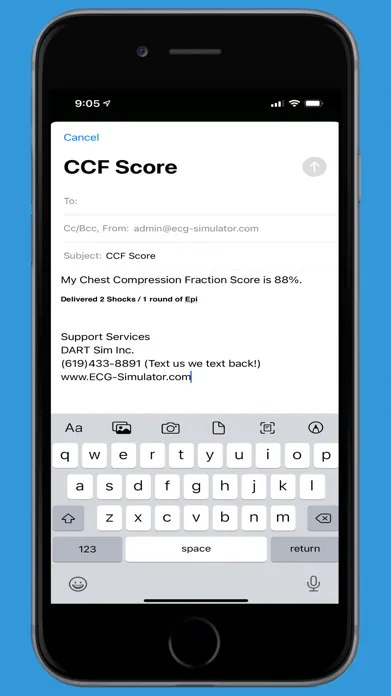 Ảnh chụp màn hình của Chest Compression Fraction CCF