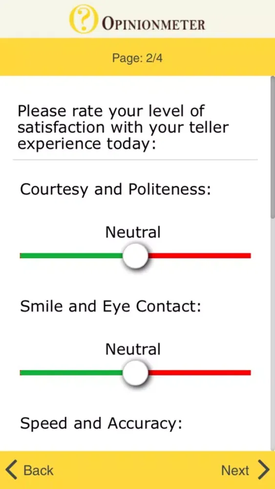 Capturas de pantalla de TouchPoint Surveys