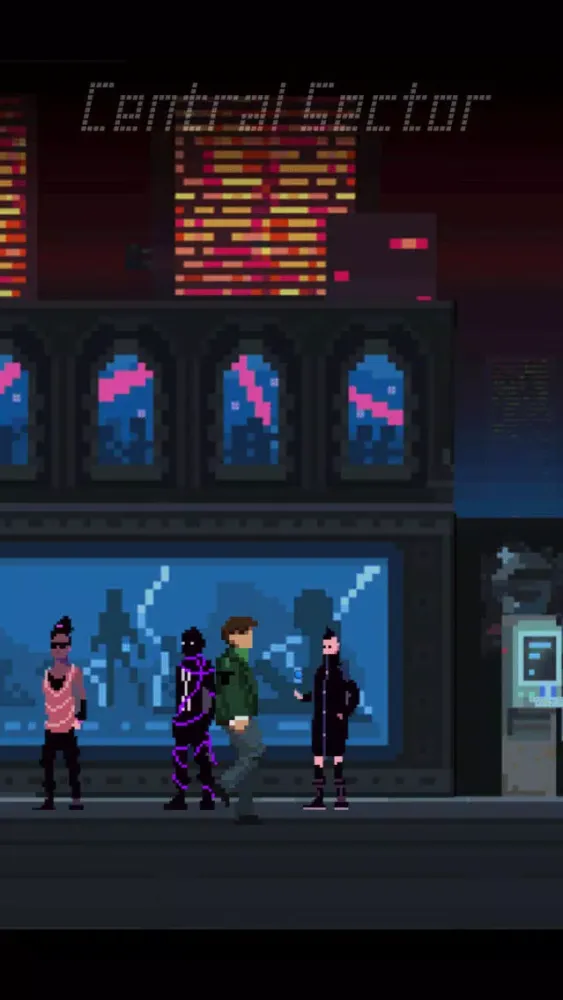 Pixel City: A cyberpunk game স্ক্রিনশট