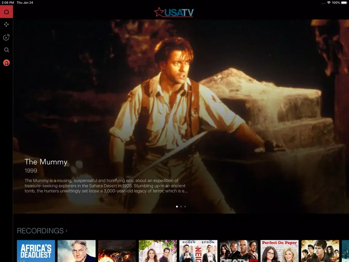 USA TV iPad  Screenshots