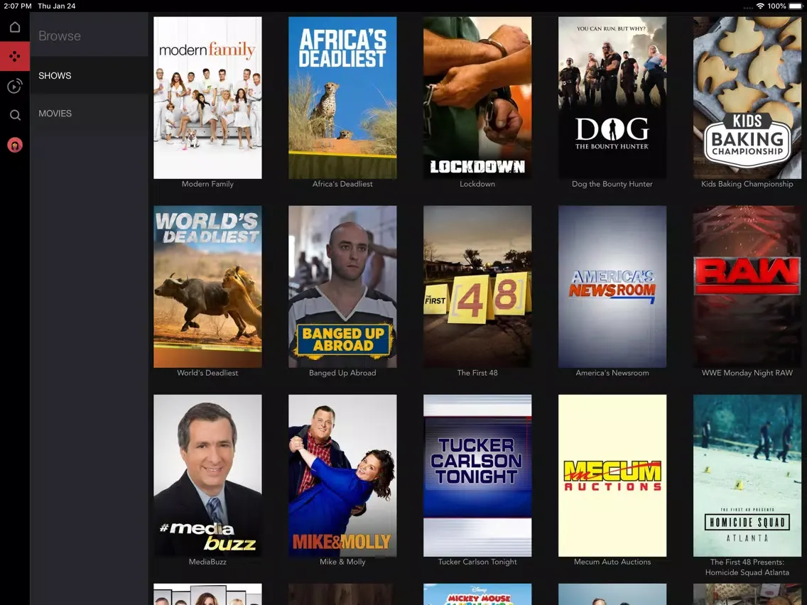 USA TV iPad  Screenshots
