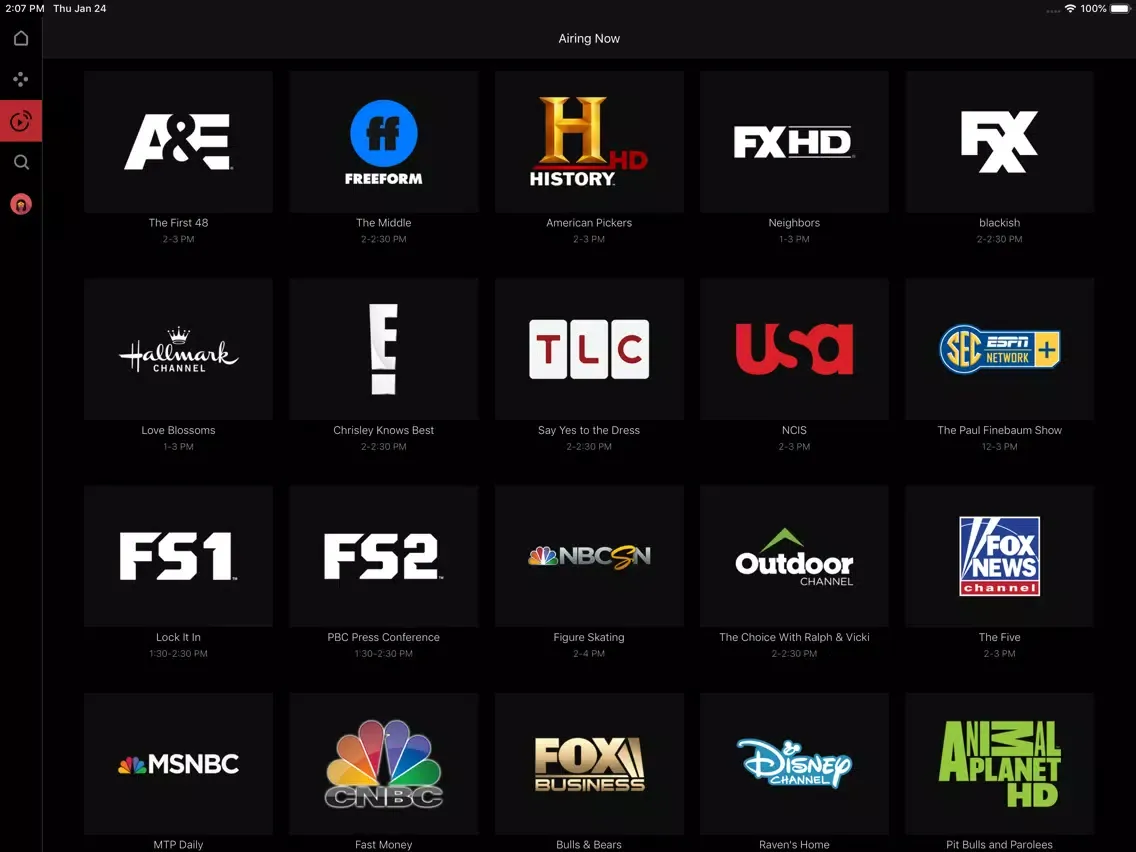 USA TV iPad  Screenshots