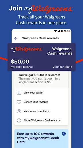 Captures d'écran de Walgreens