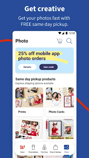 Captures d'écran de Walgreens
