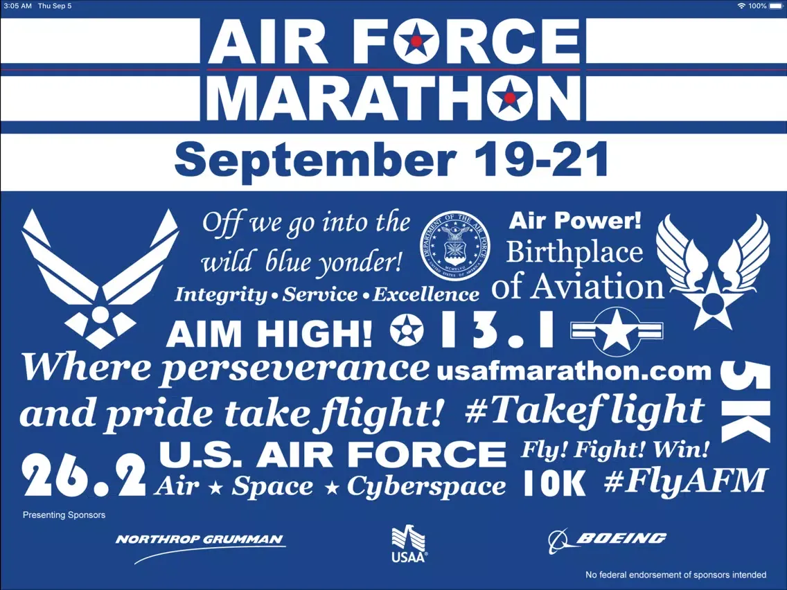 Air Force Marathon iPad  스크린샷
