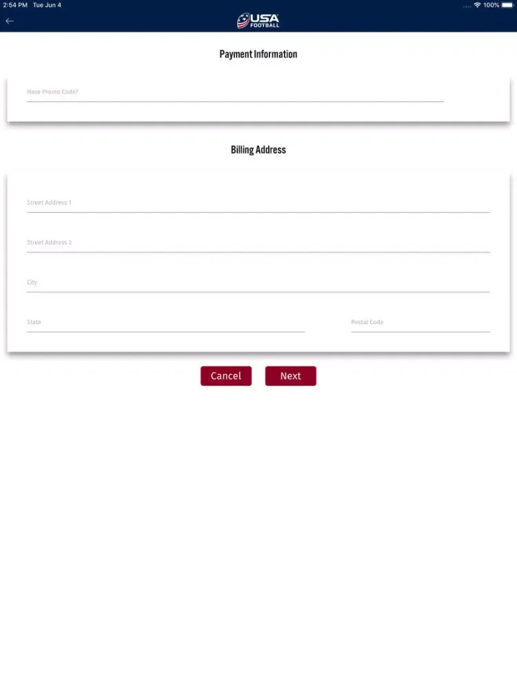Depth Chart – USA Football iPad 應用截圖