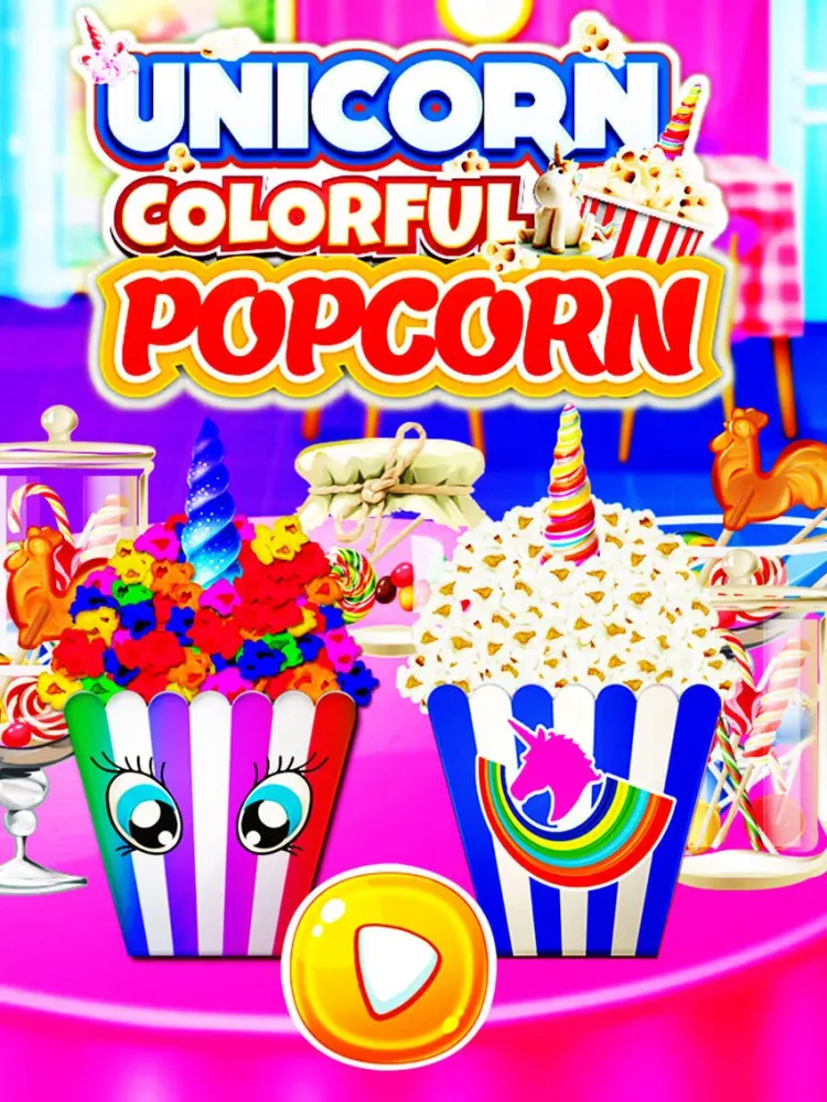 Unicorn Popcorn Party iPad  Screenshots