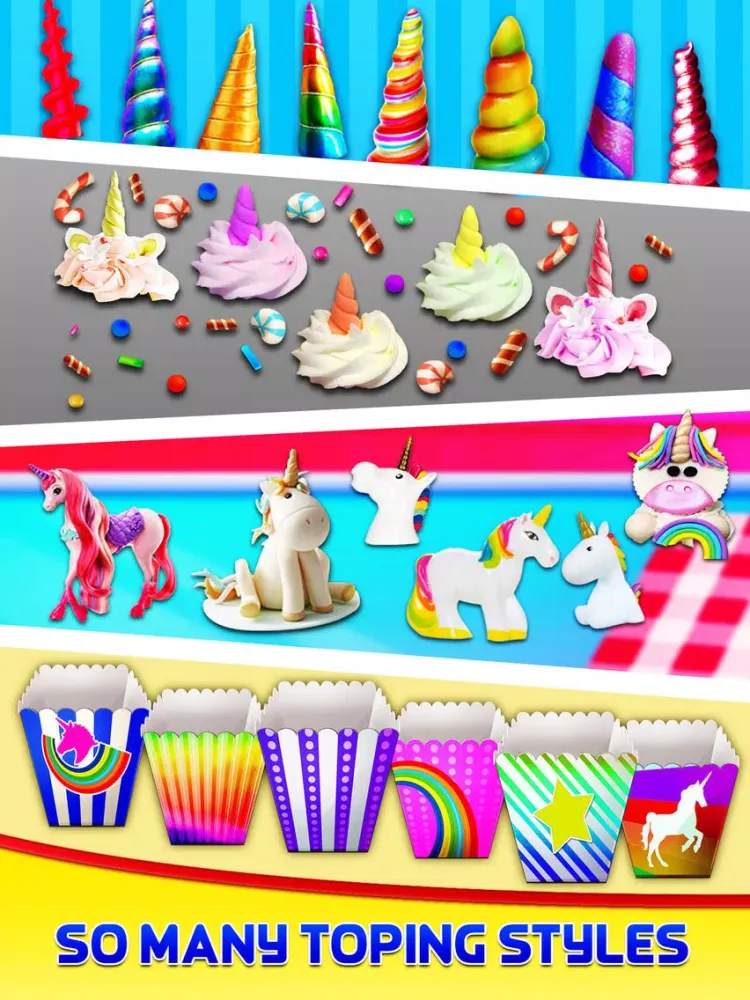 Unicorn Popcorn Party iPad  Screenshots