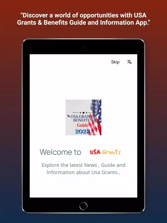 Capturas de pantalla de USA Grants & Benefits Guide iPad 