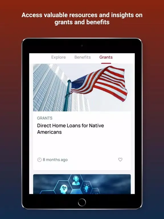 Capturas de pantalla de USA Grants & Benefits Guide iPad 