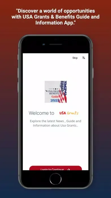 Capturas de pantalla de USA Grants & Benefits Guide