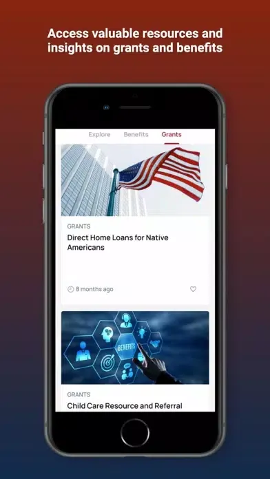 Capturas de pantalla de USA Grants & Benefits Guide